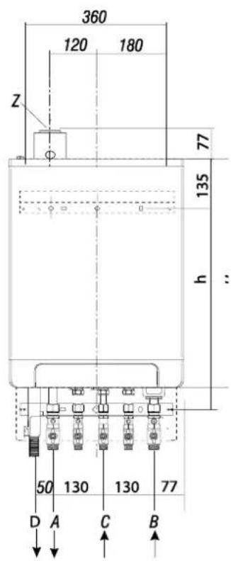 DAIKIN EHOB42ABV1H - Inbouwmaten - 3