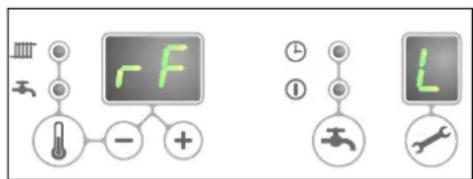 DAIKIN EHOB42ABV1H - Testing the connection between the unit and the RF room thermostat - 1