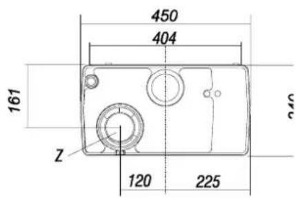 DAIKIN EHOB12AAV1H - Inbouwmaten - 2