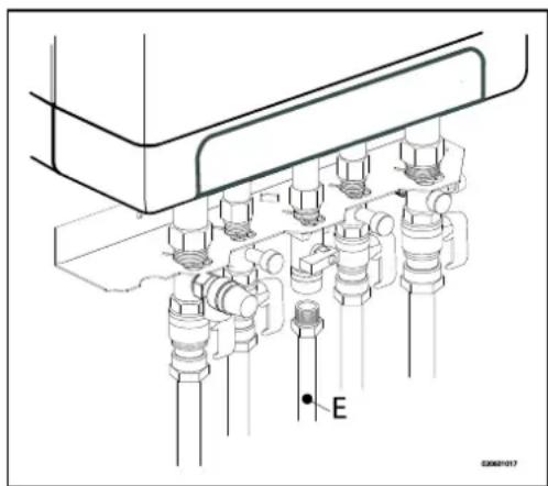 DAIKIN EKOMB22AAV1H - Podłączanie gazu - 1
