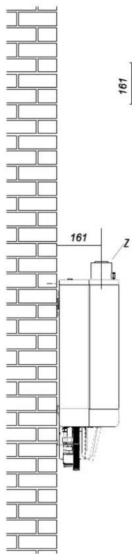 DAIKIN EKOMB22AAV1H - Mesures d'installation - 1