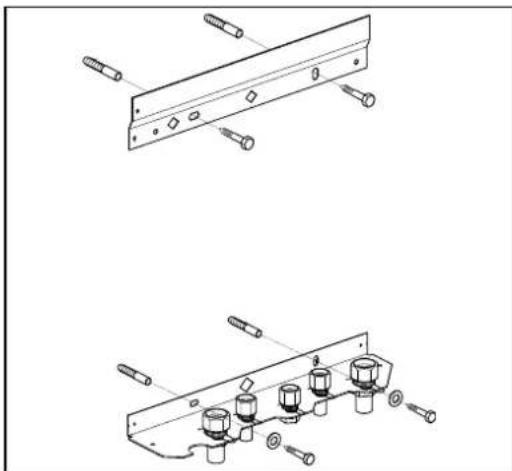 DAIKIN EKOMBG22ABV1 - Συναρμολόγηση ταινίας ανάρτησης και βραχίονα συναρμολόγησης - 1