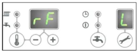 DAIKIN EKOMBG22ABV1 - Undo the appointment of an RF room thermostat to the CH boiler. - 1