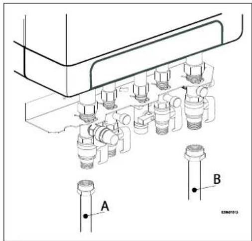 DAIKIN EKOMBG22ABV1 - Connection diagram underfloor heating - 1