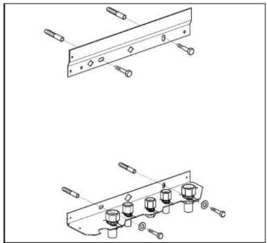 DAIKIN EKOMBG22ABV1 - Assembling suspension strip and assembly bracket - 1