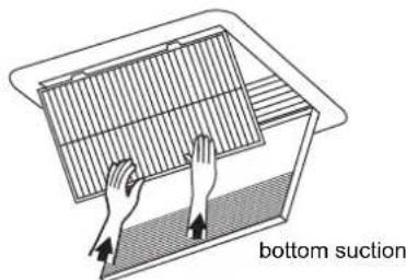 DAIKIN FXSQ100A2VEB - Fix the air filter. - 2