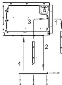 DAIKIN FXSQ20A2VEB - Succión trasera estándar (Consulte la figura 6a) - 2