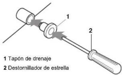 DAIKIN FXSQ50A2VEB - Precauciones relacionadas con la toma de drenaje - 2