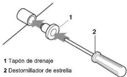 DAIKIN FXSQ125A2VEB - Precauciones relacionadas con la toma de drenaje - 2