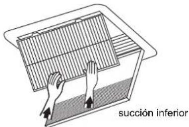 DAIKIN FXSQ125A2VEB - Cómo limpiar el filtro del aire - 7