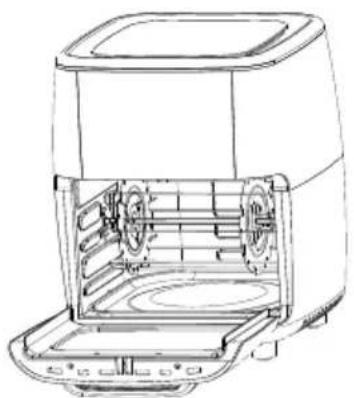 UFESA Sensei - COMO MONTAR O CESTO ROTATIVO E O GARFO PARA CHURRASCO - 1