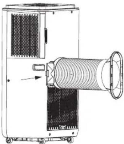 UFESA Alaska 7 - B) Installation of the air exhaust hose and the window adapter - 3