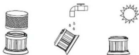 UFESA Kalahari - Cleaning the dust container and filters - 3