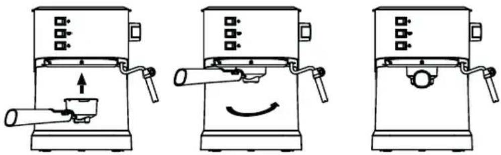 UFESA Varese - VORBEREITUNG IHRER KAFFEEMASCHINE - 1