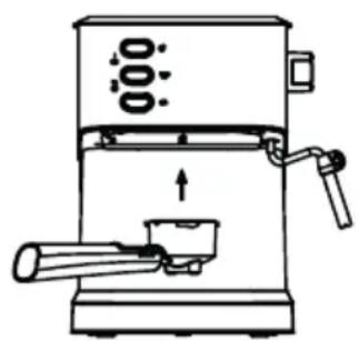 UFESA CE7240 - PREPARAZIONE DELLA MACCHINA PER CAFFÈ - 1