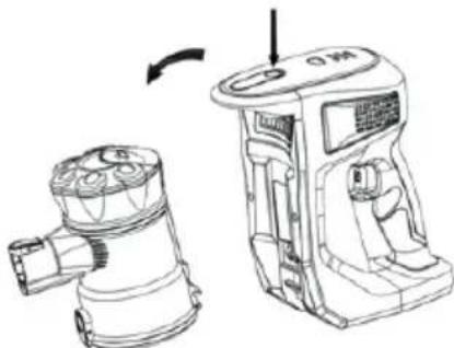 UFESA Sena - Cleaning the dust container - 1