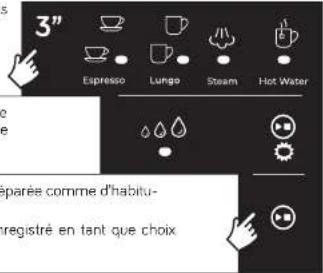 UFESA Supreme Barista - Ajustement des choix de l'utilisateur - 2