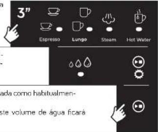 UFESA Supreme Barista - Ajustar as escolhas do utilizador - 2