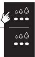 UFESA Supreme Barista - Selecting water volumen per cup - 2