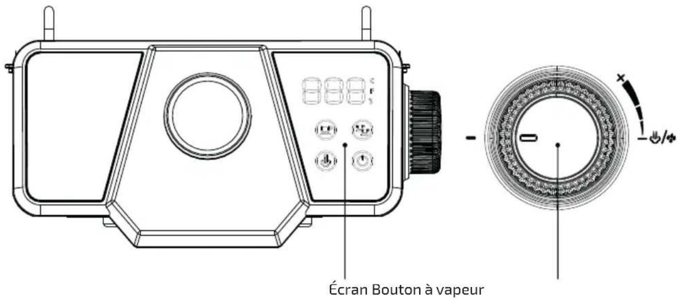 UFESA Bergamo - ÉCRAN ET BOUTON À VAPEUR - 1