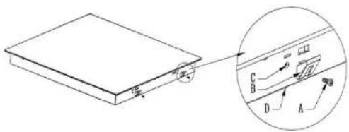 CANDY CTPS63SCTTWIFI/1 - Adjusting the bracket position - 1