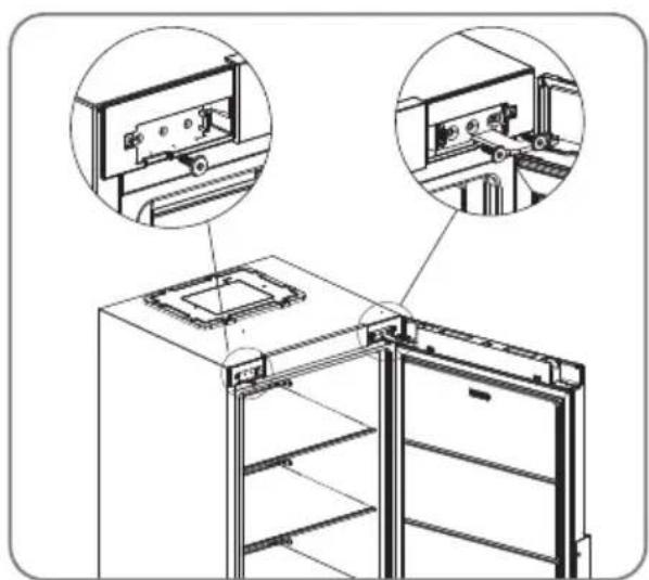 HISENSE FT5K310GSFC - Omkeren van de deur - 2