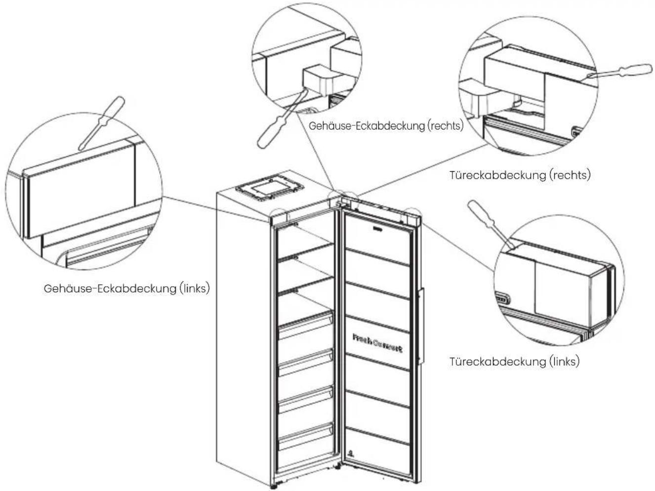 HISENSE FT5K310GSFC - Seitenwechsel der Tür - 1