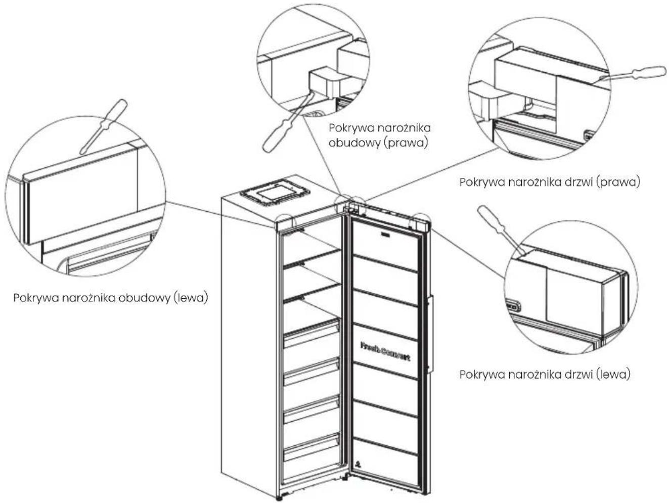 HISENSE FT5K310GSFC - Odwracanie drzwi - 1