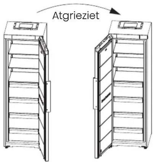 HISENSE FT5K310GSFC - Durvju pagriešana otrādi - 1