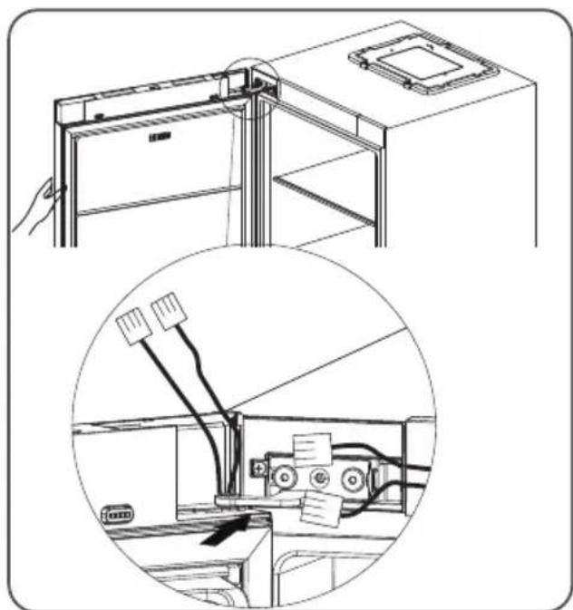 HISENSE FT5K310GSFC - Odwracanie drzwi - 4
