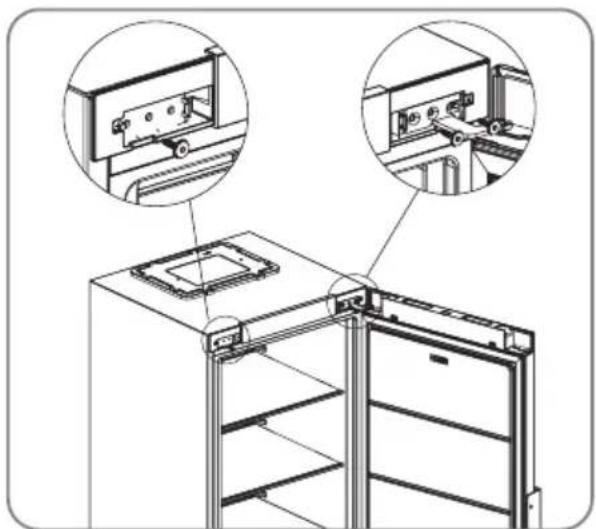 HISENSE FT5K310GSFC - Obrácení dveří - 2