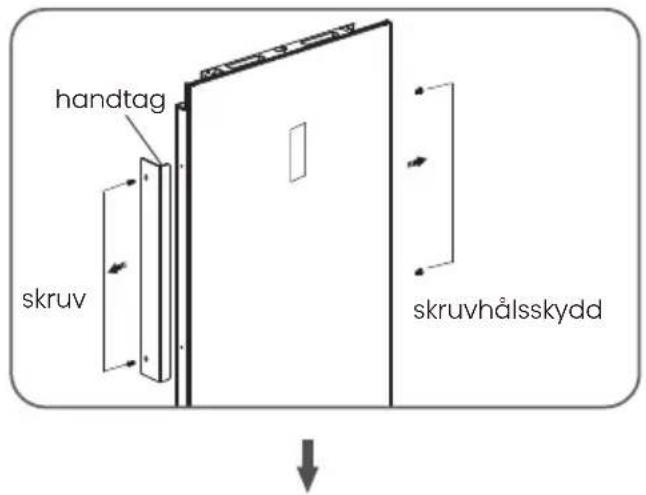 HISENSE FT5K310GSFC - Omvändning av dörren - 3