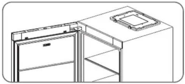HISENSE FT5K310GSFC - Omvändning av dörren - 2