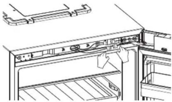 HISENSE FT5K310GSFC - Omvändning av dörren - 3