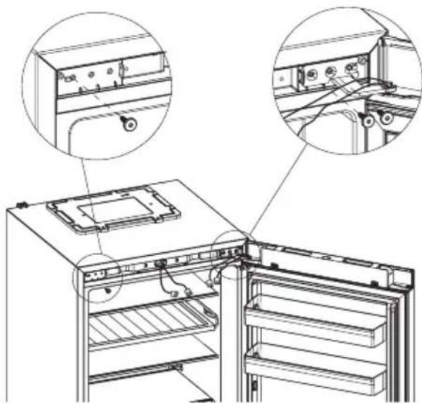 HISENSE FT5K310GSFC - Obrnitev smeri odpiranja vrat - 1