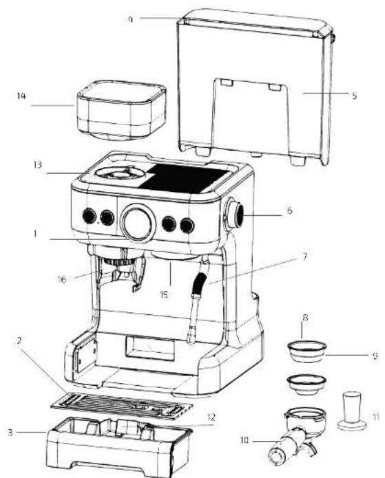 CECOTEC Power Espresso 20 Barista Aromax - 1