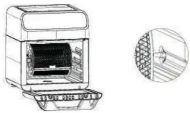 UFESA Magister - HOW TO ASSEMBLE ROTATING BASKET AND BARBECUE FORK - 1