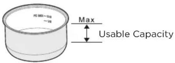 MIDEA MPC6018AASS - Take out the inner pot, put the foods and water into the inner pot - 1