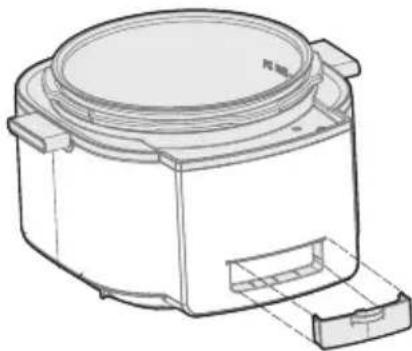MIDEA MPC6018AASS - Disassemble and install the water box - 1