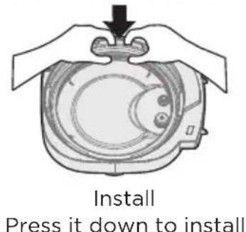 MIDEA MPC6018AASS - Disassemble and install the seal ring - 2