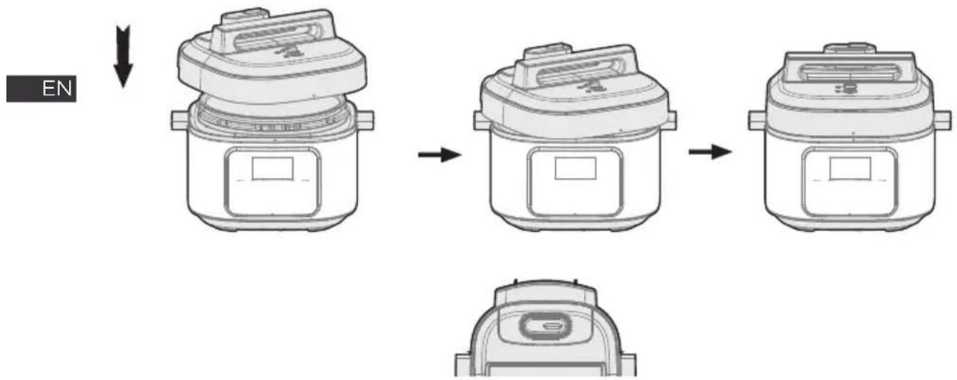 MIDEA MPC6018AASS - Safely close the lid - 1