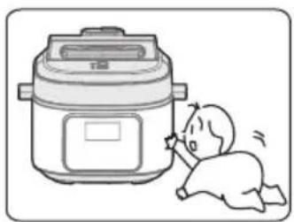 MIDEA MPC6018AASS - Ne pas mettre d'objets étrangers - 2