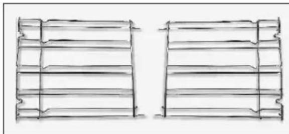 HOOVER HON602X-TN - Lateral wire grids - 1