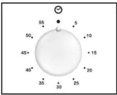 HOOVER HON602X-TN - Using the minute timer - 1