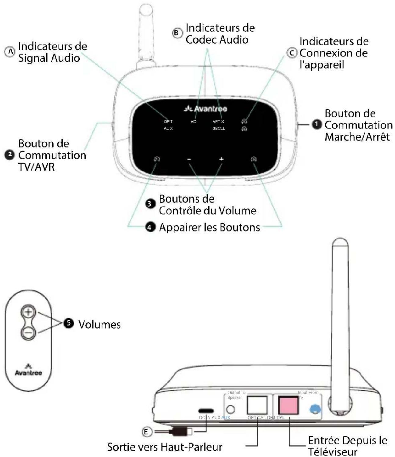Avantree Oasis Plus 2 - Aperçu du Produit - 1