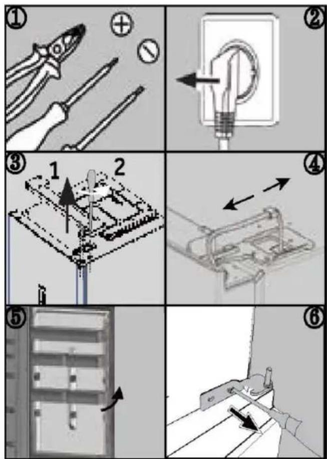 HAIER HDPW5620BNPK - Étapes du montage - 1