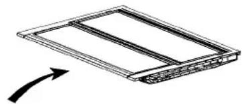 HAIER HDPW5620BNPK - Sammenlegbar hylle - 1