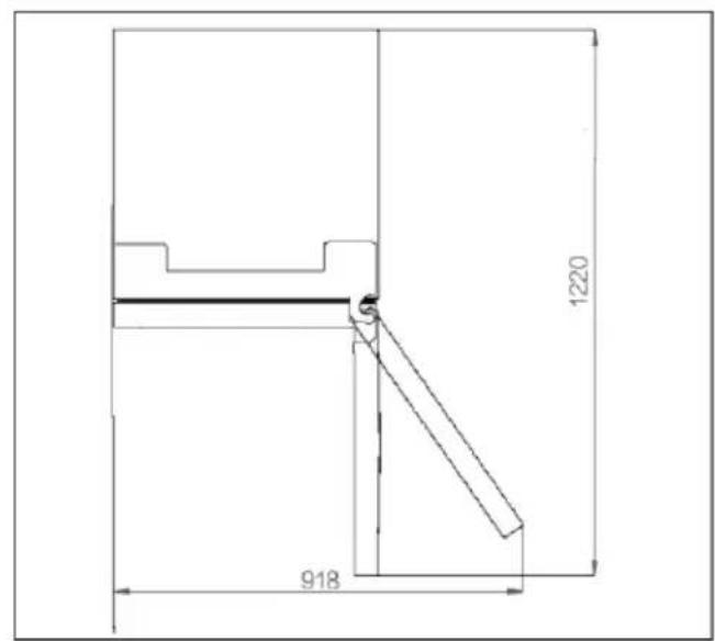 HAIER HDPW5620BNPK - Yêu cầu về không gian trống - 1