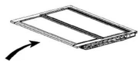 HAIER HDPW5620BNPK - Vikbart hyllplan - 1