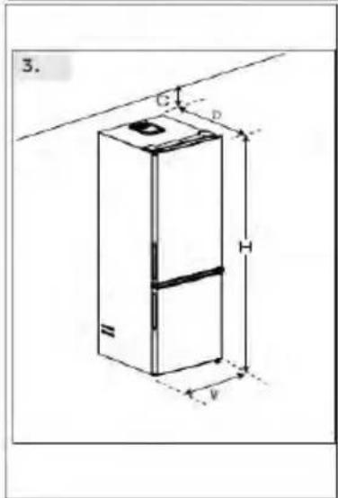 HAIER HDPW7620AANPK - Doorsnede van ventilatie - 3
